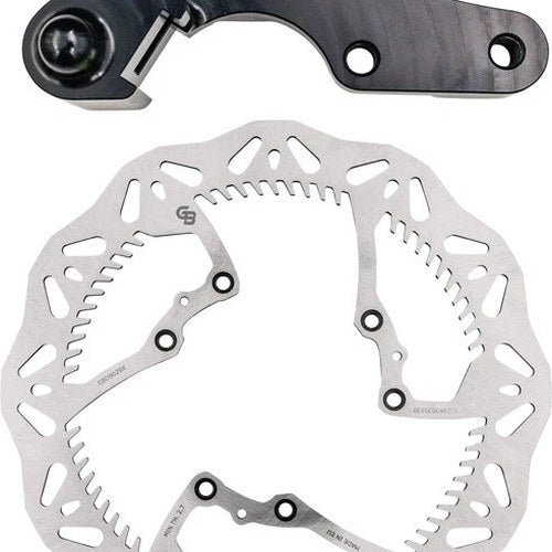GBrakes Solid Wave Front Brake Rotor Kit GBDOS211