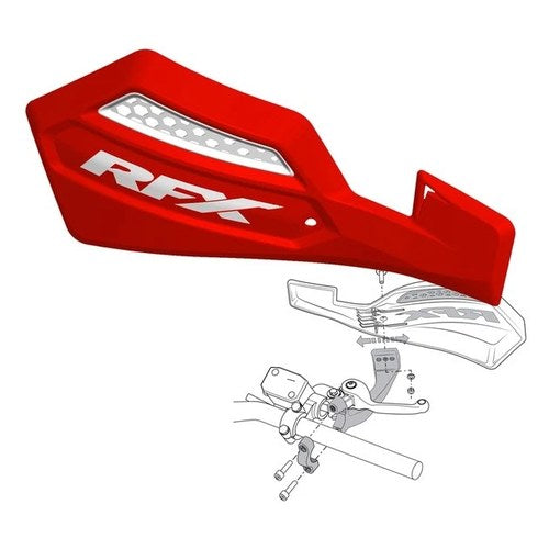 Rfx Race Series Handguards Red
