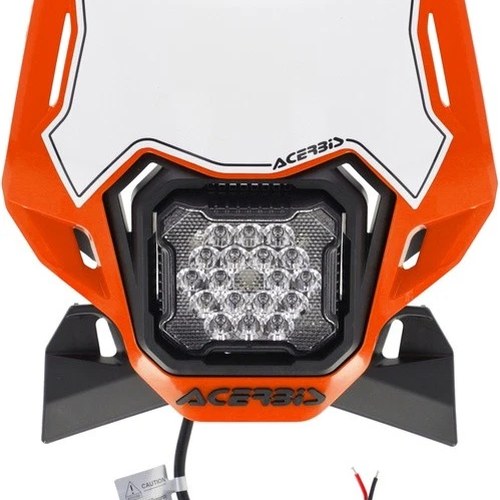 Acerbis Vsl Lumen-X LED Offroad/Enduro Headlight Orange