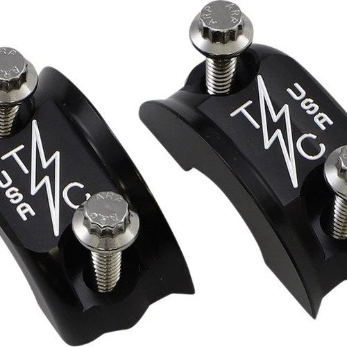 Thrashin OG Clutch & Brake Perch Clamp Set Twice Cut for Harleys