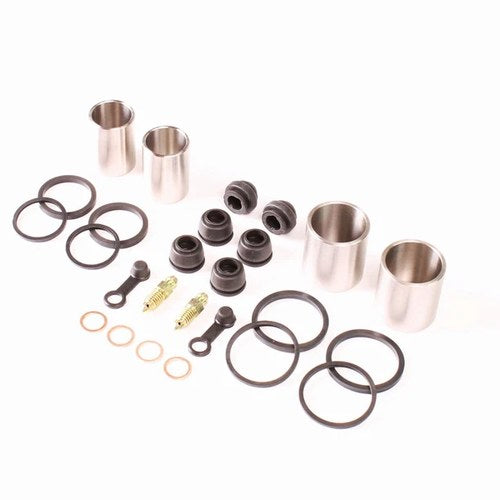 Brake Caliper Seal+Stainless Stl Piston Kit for 1983 Honda GL1100 Goldwing Front