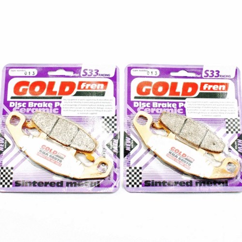 Brake Pad Set Sintered Front GoldFren S33-013 Ebc Equiv FA129 for 2 Calipers