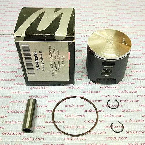 Piston Kit 1981 YZ80 50.00mm Forged Wossner 8184D100