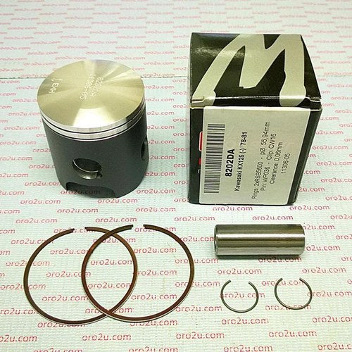 Piston Kit 78-81 KX125 56.50 Forged Wossner 8202D050