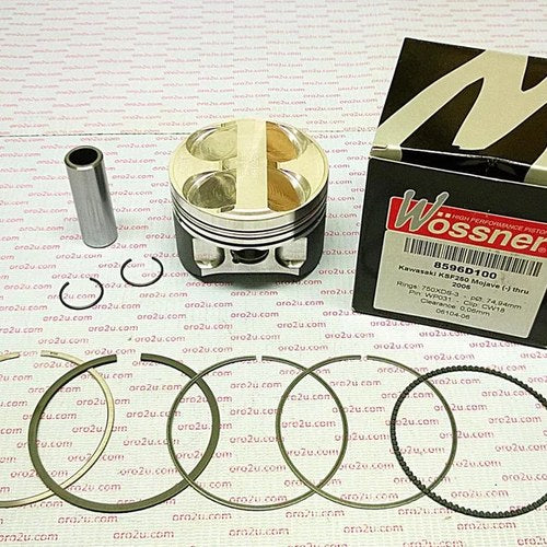 Piston Kit 87-05 KSF250 75.00 Forged Wossner 8596D100