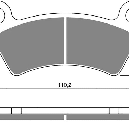 Goldfren 294-S33, FA482 Disc Pads (Pair)