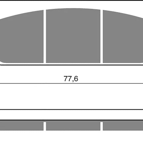 Goldfren AD219 as fitted to Nissin Racing 3910 Disc Pads (Pair)