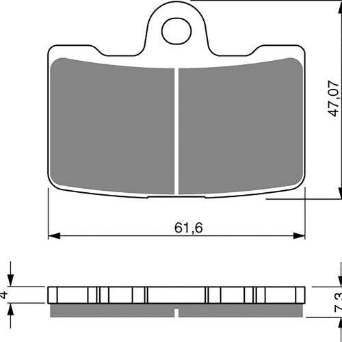 Goldfren AD269, FA454/4 Disc Pads (Pair)