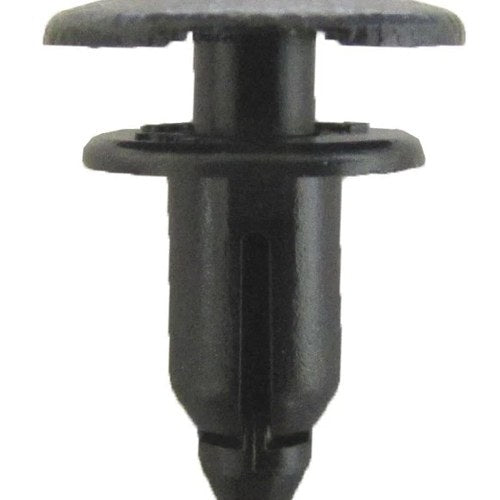 Fairing Clips 6mm x 12mm Black Plastic Button Type Tapered (Per 10)
