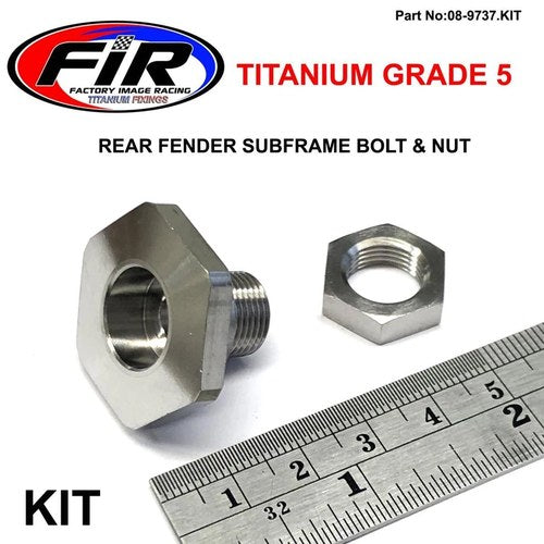 KTM Subframe Fender Bolt, Titanium KTM Seat Bolt Kit, 54807048000 & 50314057050