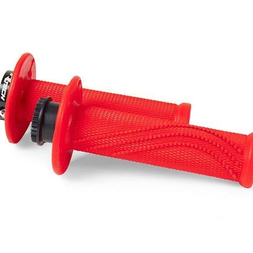 Rtech Lock ON Grip Set Beta, Wave Grip Neon Red, R-MPRRFBETA20