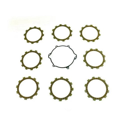 Clutch Friction Plate Set Yamaha YZ125 05-22, Athena P40230101, With Gasket