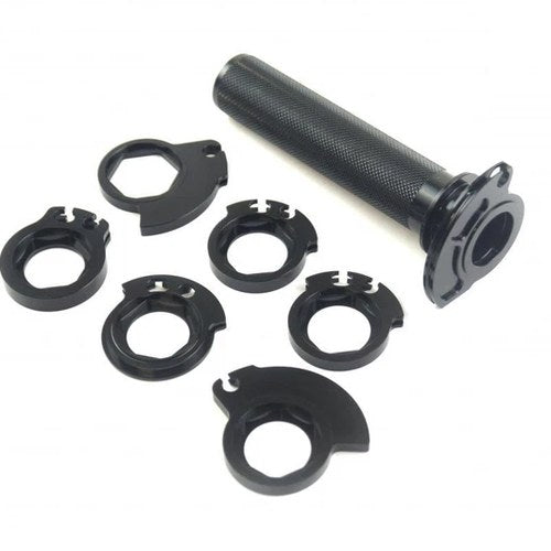 Throttle Sleeve Tube KTM/HUSQ, Fir Brand, Alloy With Cams, Kaw, Honda, Suz, Yam