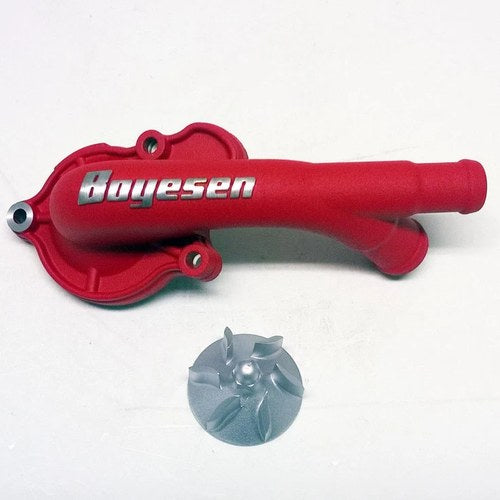 Water Pump Cover 17-20 CRF450R, Supercooler Boyesen WPK-06CR, Red