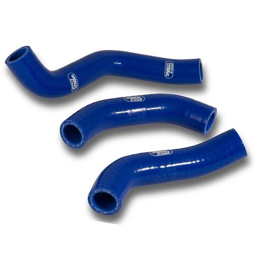 Samco Hose Kit Husqvarna FE450/501 17-19 Thermostat Bypass, 3 Piece Kit, Blue