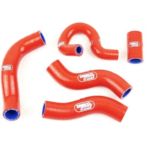 Samco Hose Kit KTM 450/500 EXC-F 12-16, 5 Piece Kit, Red, KTM-48-RD