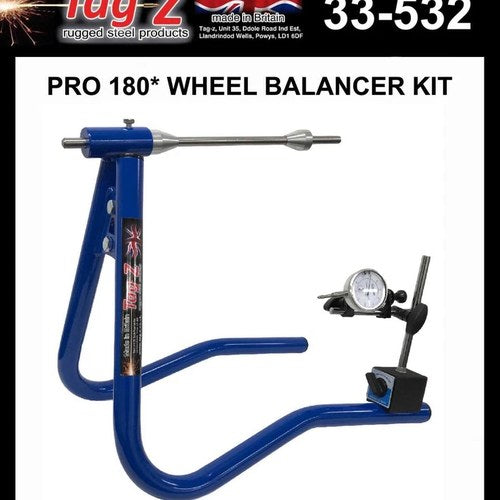 TAG-Z Pro 180* Wheel Balancer Kit, Blue