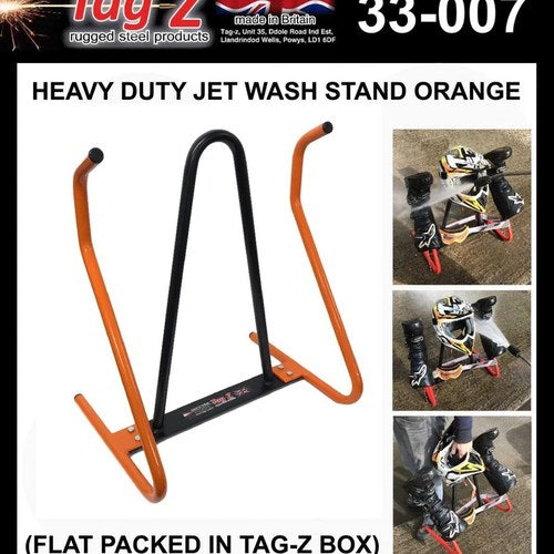 TAG-Z H/D Jet Wash Stand Orange, Boot Helmet Goggle Wash Stand