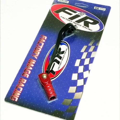 Gear Lever Honda CRF450R 09-16, CRF450X 07-16, Forged Alloy, Fir, Black & Red