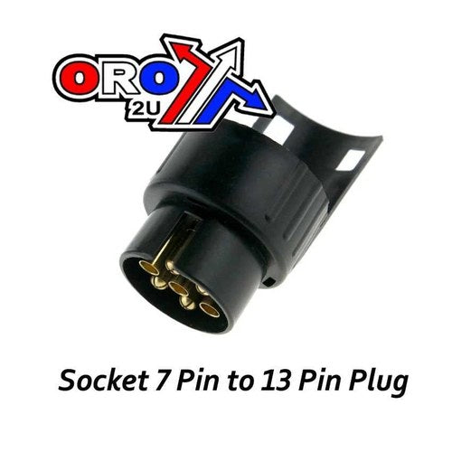 Socket 7 Pin TO 13 Pin Plug Each, Socket Adapter
