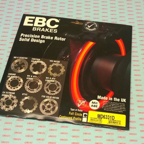 Disc Brake Rear Honda TRX700XX 08-11, Ebc MD6331D