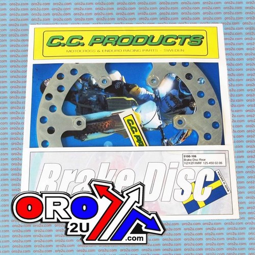 Disc Brake Rear Yamaha YZ125/250 02-22, YZ250F 02-20, WR250F 02-23