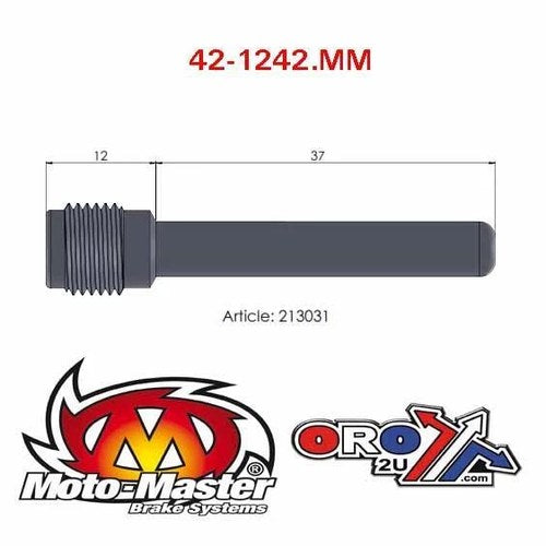 Brake Pad Pin Front Kawasaki KX125/250 94-08, KX250/450F 04-22, KLX300R 97-07