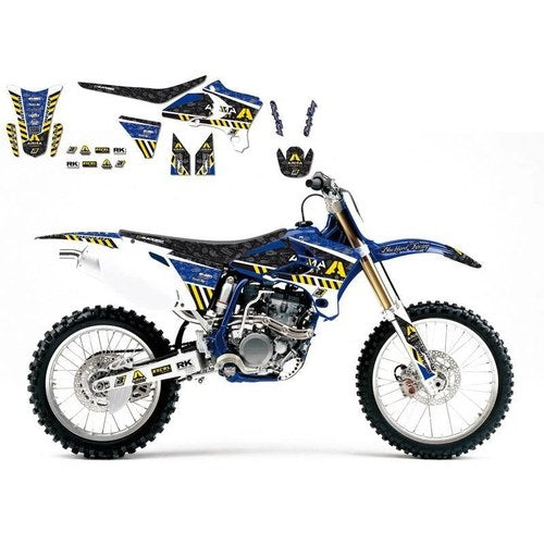 Yamaha YZ-F250/450 2003-2005 Arma Energy Decal Kit, Blackbird