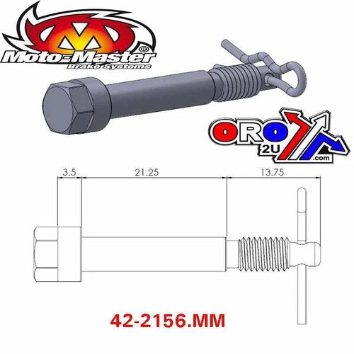 Brake Pad Pin Front KTM, SX65 02-22, SX85 03, SX105 06-11