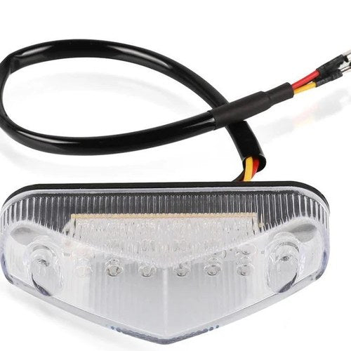 Red LED Rear Light with Clear Lens, Honda CRF250 CRF450
