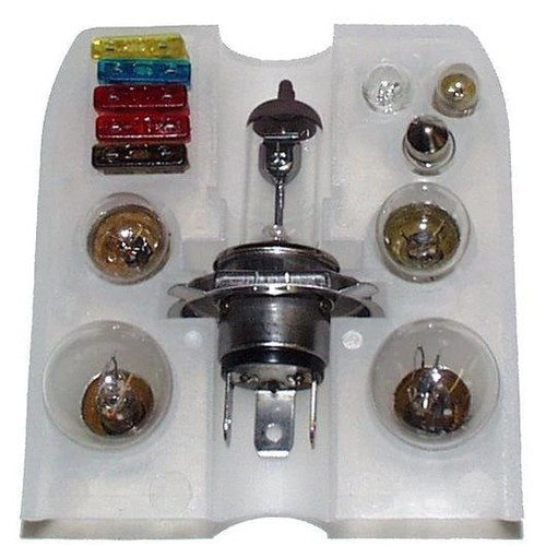 H4 Bulb & Fuse Set 13pcs, complete in a handy carry case