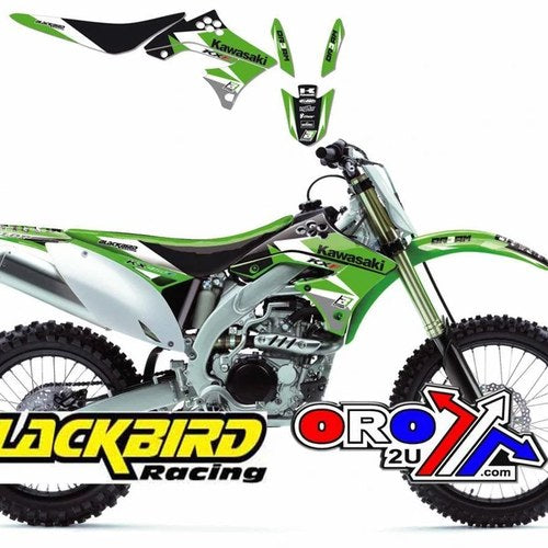Kawasaki KX-F450 2009-2011 Dream 3 Decal Kit, Blackbird