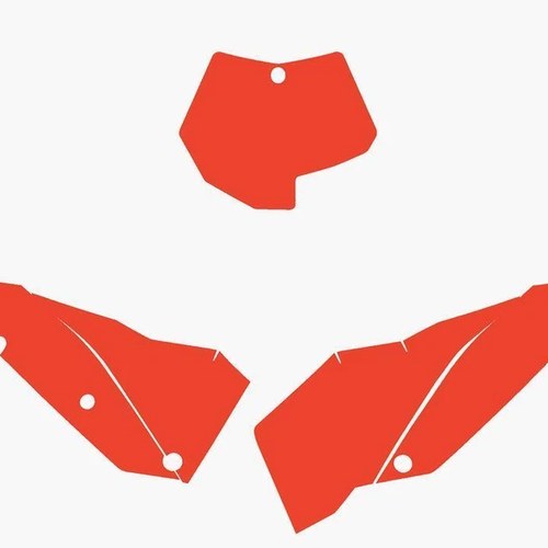 Red Backgrounds KTM SX125-250 07-10, SX-F 250-450 07-10