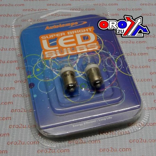 LED Bulb 12V White BA9S, Mini Indicator Bulbs
