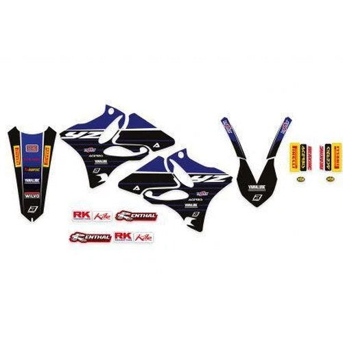 Yamaha YZ125/250 2002-2014, Factory Racing Graphic Kit