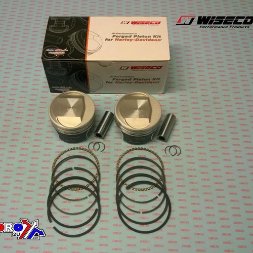 Wiseco 3.4955" Piston Kit P1, Harley Davidson 1340 Evo 85-99 Domed 10.0:1 CR