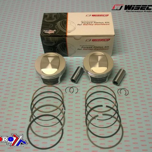 Wiseco Piston Kit PS, Harley Davidson Twin Cam 96 to 103cid 10.5:1 CR