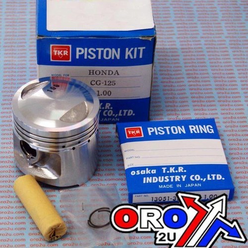 Tkr 57.5mm Piston Kit Honda XL125 77-87, TL125, CG125, CB125J