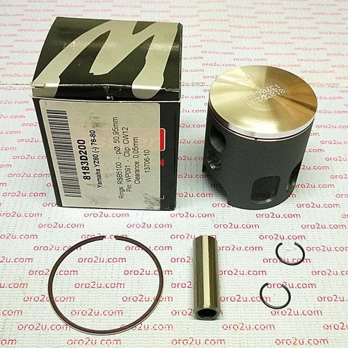 Wossner 49mm Forged Piston Kit Yamaha YZ80 1976-1980