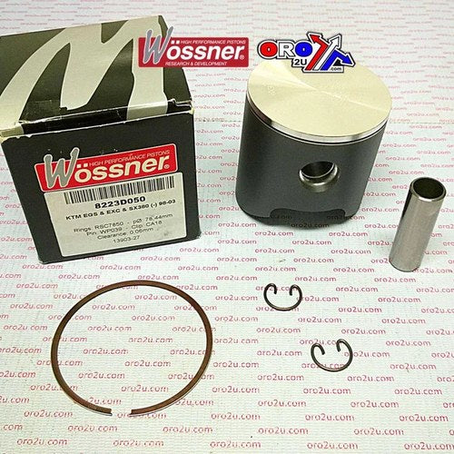 Wossner 78mm Forged Piston Kit C, KTM 380 1998-2002