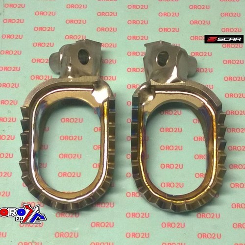 Scar Titanium Footpegs Yamaha YZ250F 10-16, YZ450F 10-15, WR450F 12-15