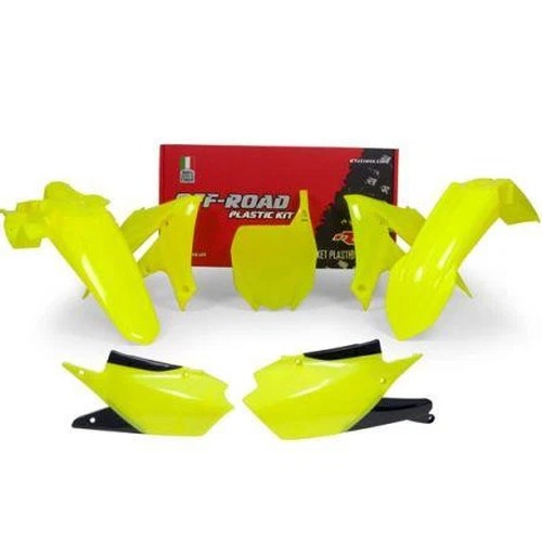 R-TECH Neon Yellow Plastic KIT/5 Yamaha YZ450F 2018-2022, YZ450FX 2019-2023
