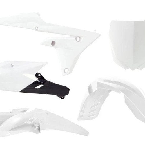 R-TECH White Plastic KIT/5 Yamaha YZ250F 2014-2018, YZ250FX 2015-2019