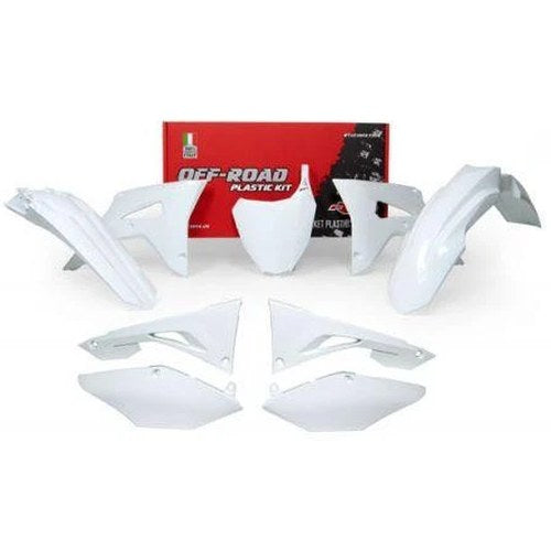 R-TECH White Plastic Kit Honda CRF450R 2017-2018, CRF250R 2018