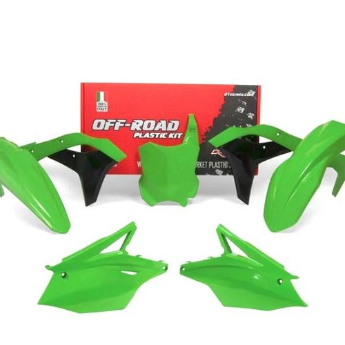 R-TECH Green Plastic KIT/5 Kawasaki KX250F 2017-2020