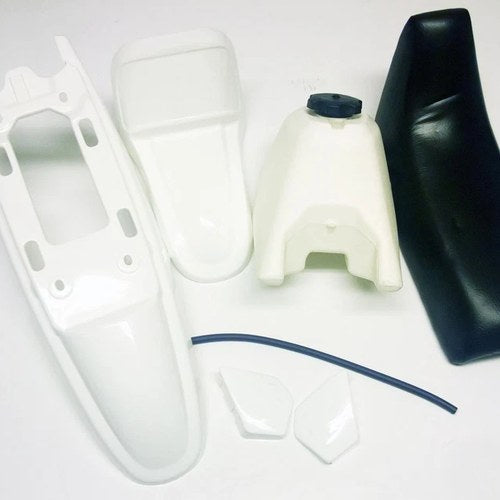 Seat + White Tank & Fender Kit Yamaha PW50