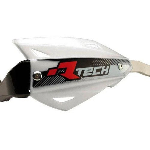 R-TECH White Vertigo Handguards With Bar