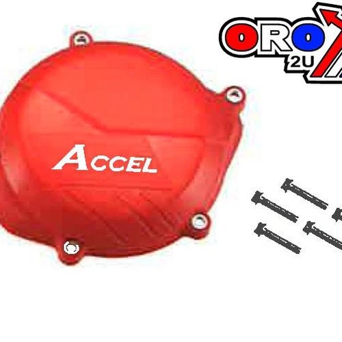 Red Plastic Clutch Cover Protector Honda CRF450R 2010-2016