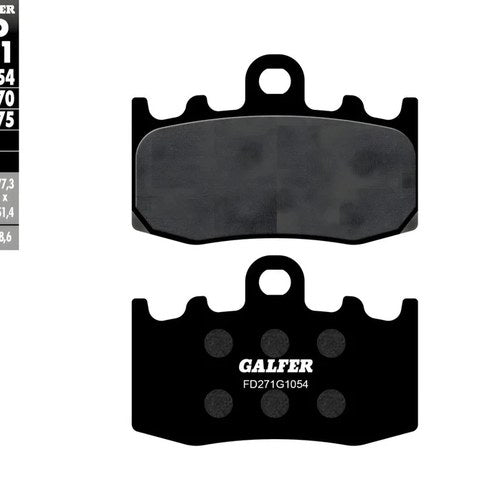 Galfer Brake Pads Semi Metallic FD271G1054 (EBC FA335)