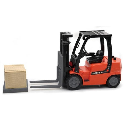Newray Model Scale Fork Lift With Pallet And Box, Scale 1:14